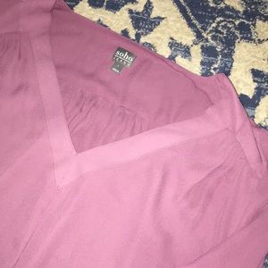 Soho Jeans Purple Blouse